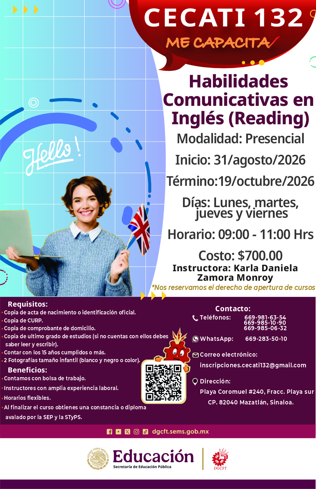 Habilidades Comunicativas en Inglés READING
